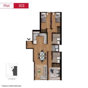 Capri DPTO 303 - TIPO 303